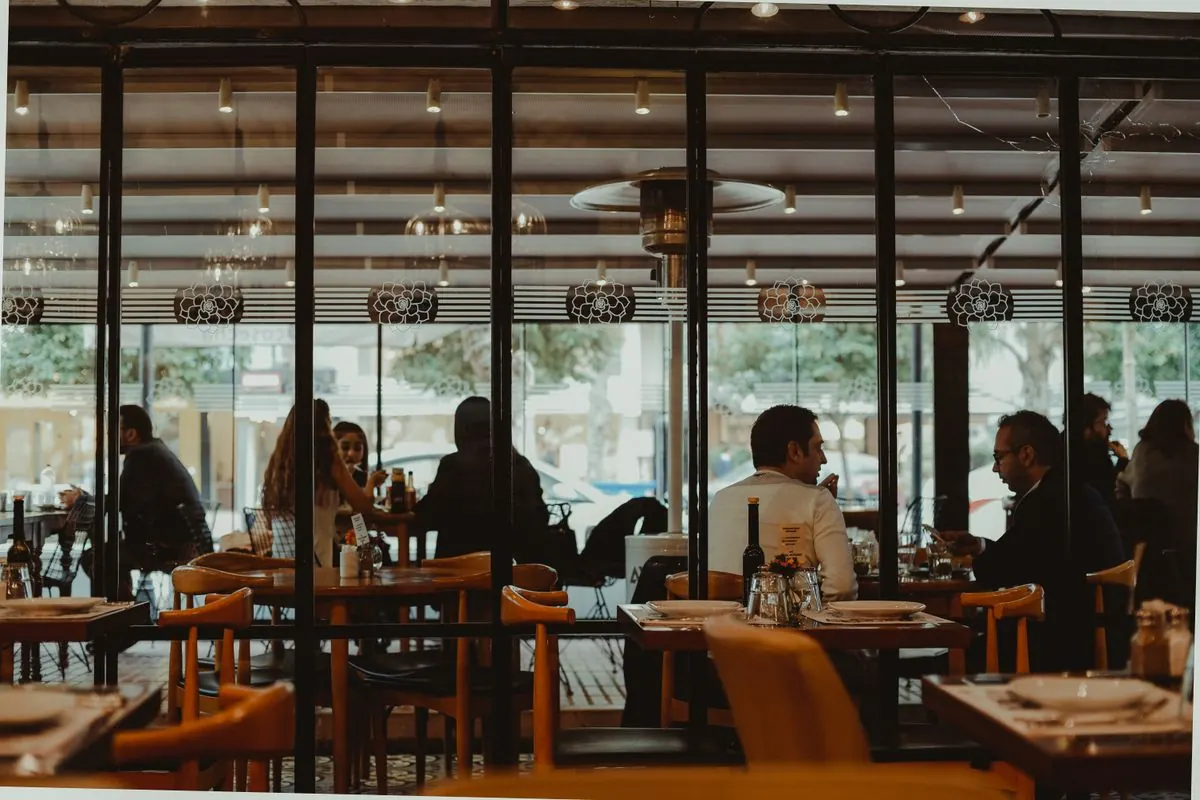 Busy restaurant dining room where Square vs KORONA POS comes down to fast checkout